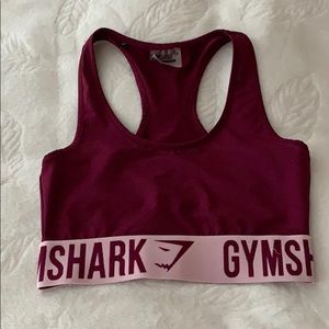 Gymshark Wine Red Sports Bra Size Small
